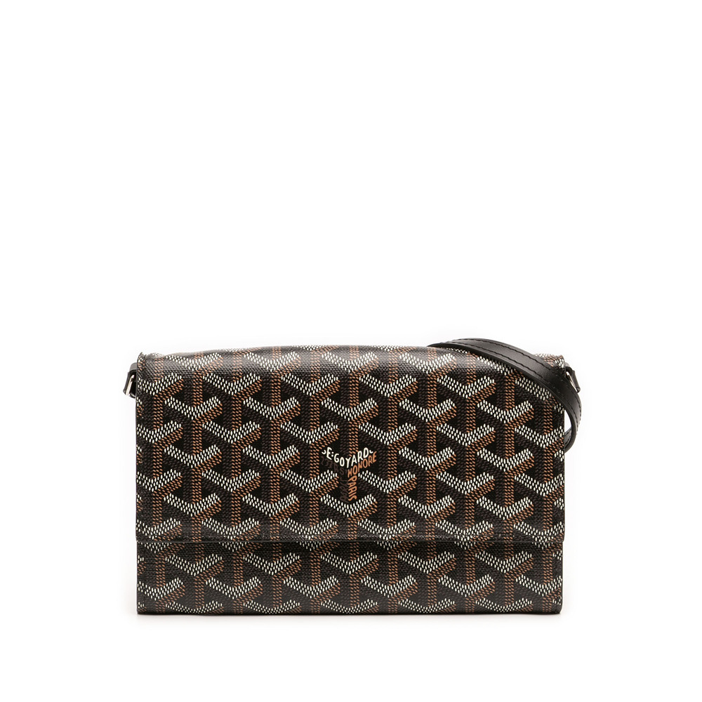 Pre-Loved Goyard Goyardine Varenne Continental Wallet On Strap